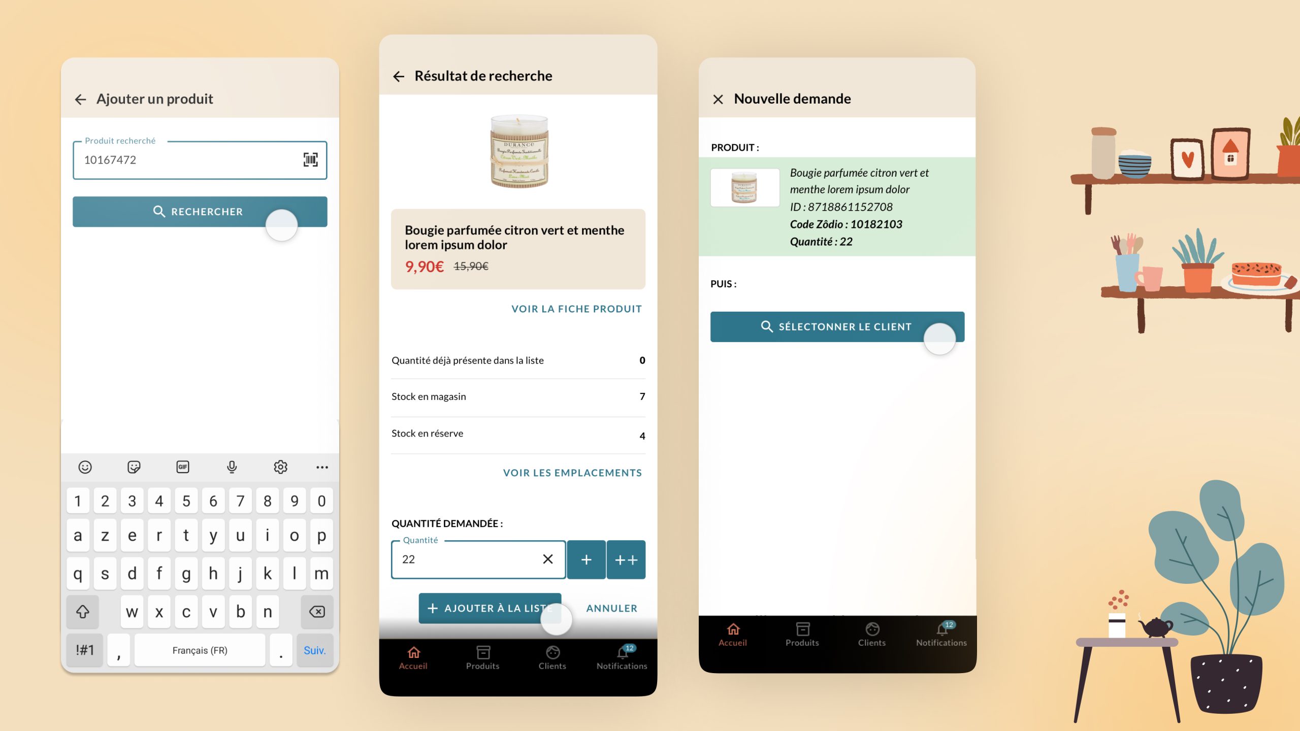 Application magasin Zodio