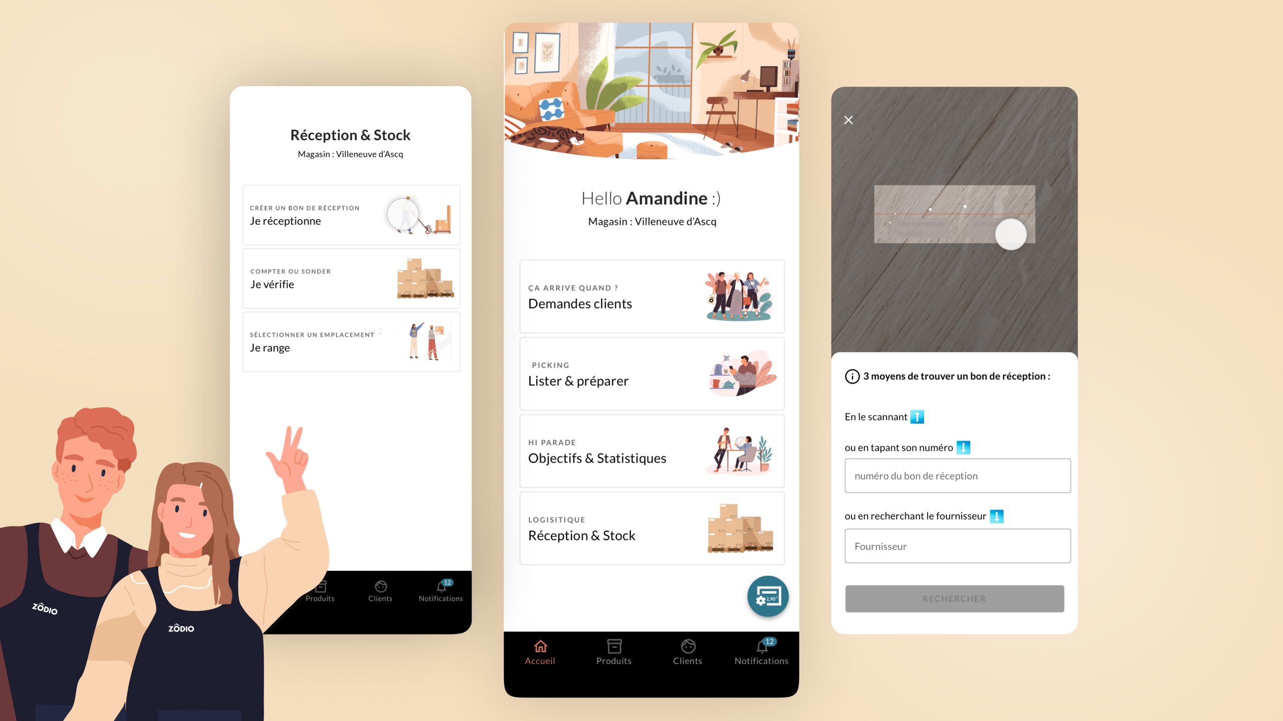 Application Zodio Magasin
