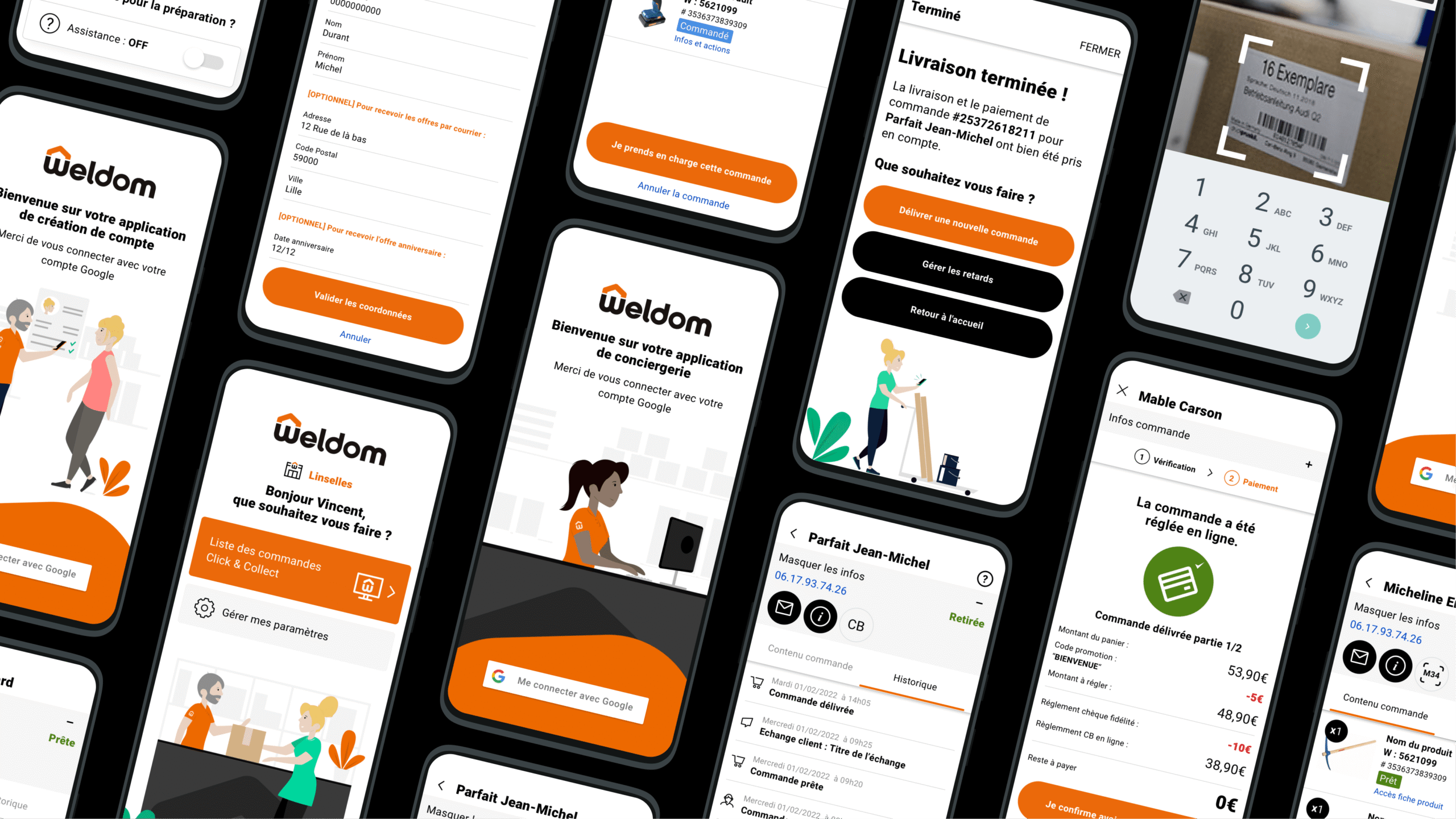 Application magasin Weldom