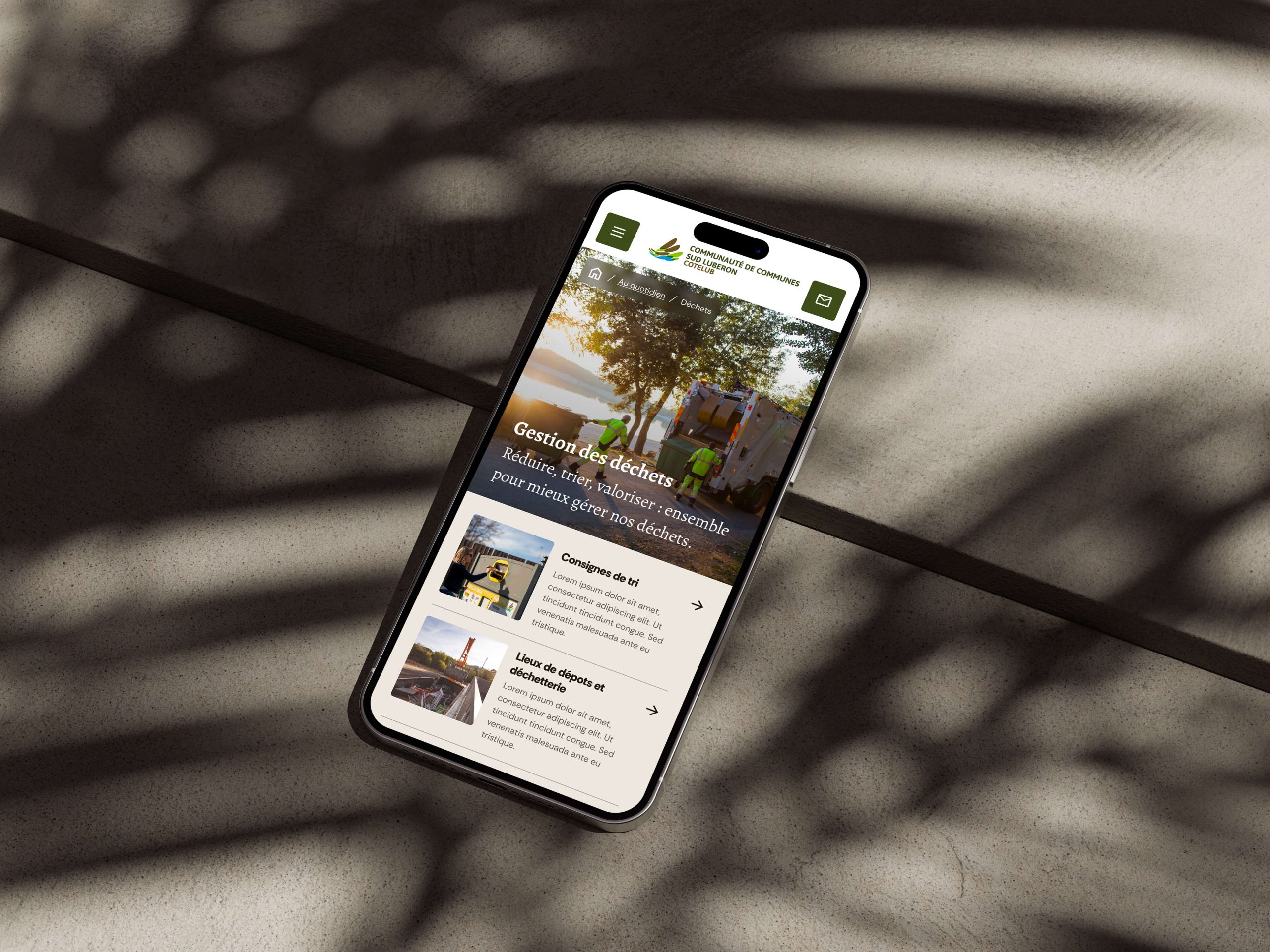Cotelub Site web Responsive